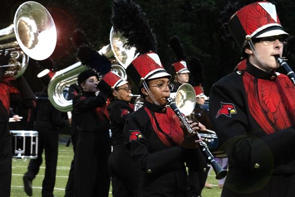 Crofton High School Marching Band Performing